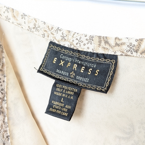 Express floral skirt in brown/beige - Picture 8 of 8